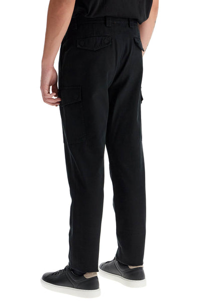 leisure fit gabardine trousers M252DE1890 NERO