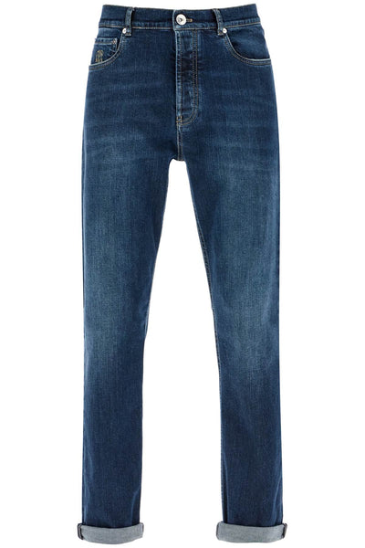 "stretch denim iconic fit jeans for a M283PO1090 DENIM SCURO OLD