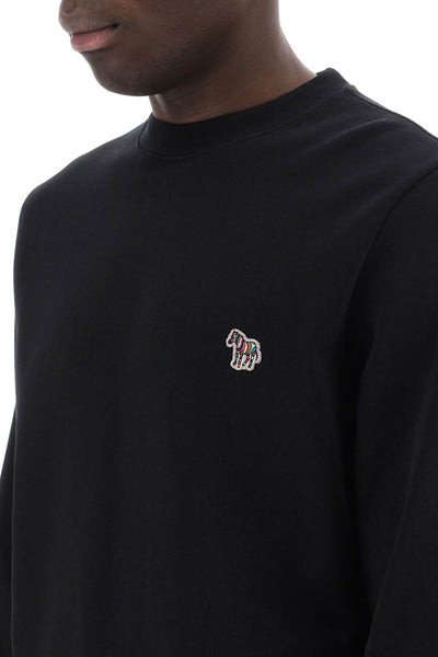 zebra logo sweatshirt with zebra logo M2R 027R KZEBRA BLACK