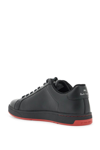 leather albany sneakers for M2S ALY08 NCAS BLACK