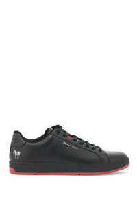 leather albany sneakers for M2S ALY08 NCAS BLACK