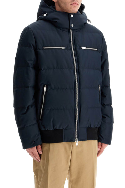 cloud hooded down jacket M34MB005 NAVY