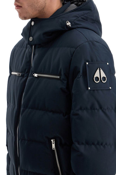 cloud hooded down jacket M34MB005 NAVY