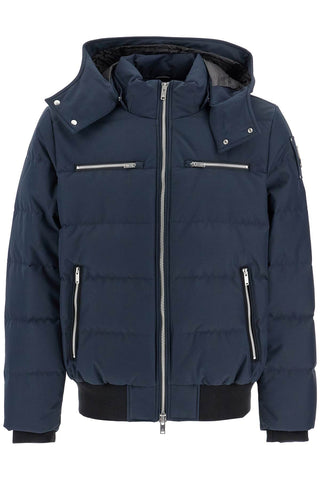 cloud hooded down jacket M34MB005 NAVY