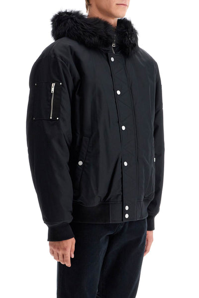 nylon denali bomber M34MB027S BLK W/BLK SH