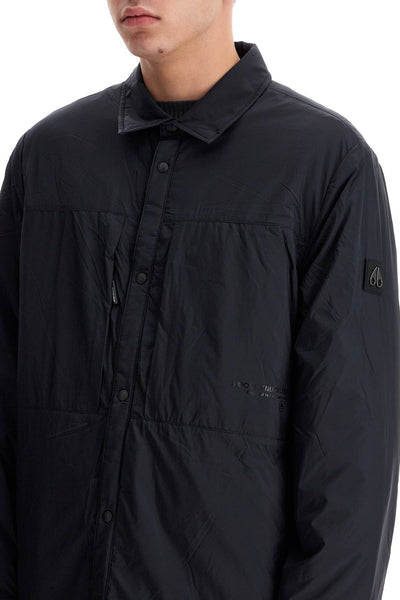 ash nylon shirt-style jacket M34MJ195 BLACK