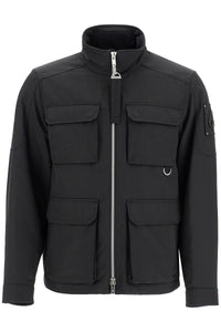 technical twill field jacket M34MJ210 BLACK