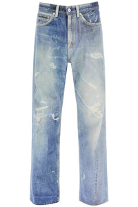 "jeans with third cut M4205TDD DIGITAL DENIM PRINT