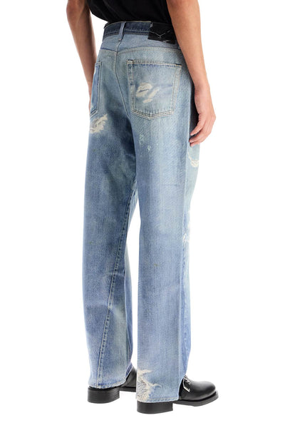 "jeans with third cut M4205TDD DIGITAL DENIM PRINT