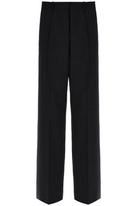 pants in panama fabric M421BBPW BLACK PANAMA WOOL