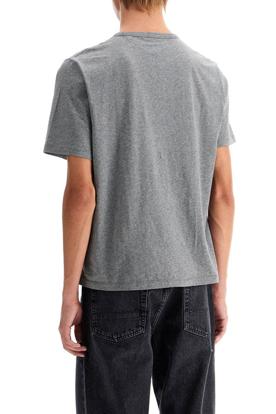 new box t-shirt M4226NGM GREY MELANGE CLEAN JERSEY