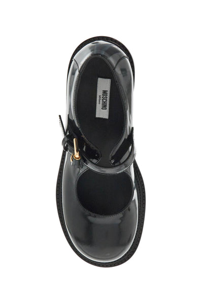 MOSCHINO mary jane olivia - classic MA10704C1MMJ0 NERO | Italystation.com Shop Now at italystation.com