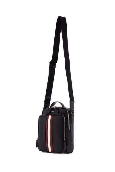mythos shoulder bag MAC03Z EC001 BLACK+RED/BONE+PALL