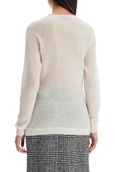 cashmere and silk pullover set MAK1339 YAX735 OFF WHITE