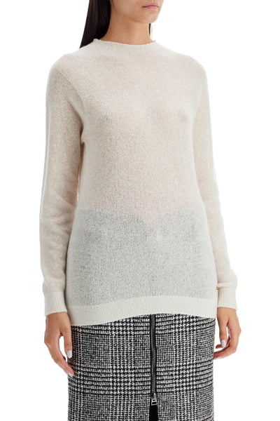 cashmere and silk pullover set MAK1339 YAX735 OFF WHITE