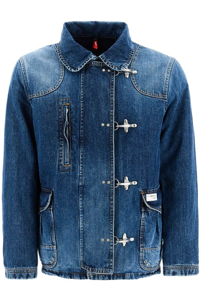 denim jacket with 4 hooks MAM1349151LWHX BLU