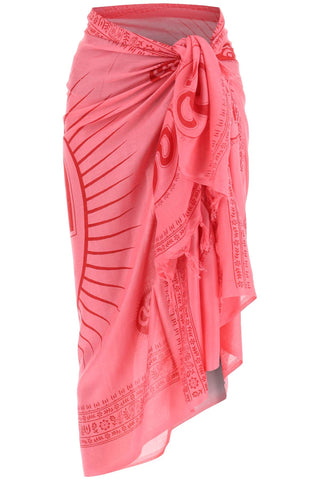 'mantra' sarong in printed cotton MANTRA CLASSIC PAREOS MULTICOLOR