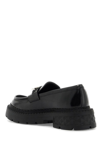 marlow leather loafers in MARLOW DIAMOND F HKB BLACK