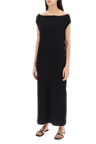 long organic cotton martial dress in 9 MARTIAL BLACK