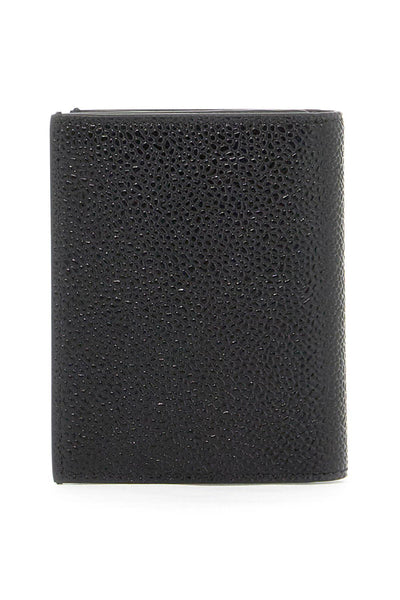 bifold hammered leather card holder MAW021L 00198 BLACK