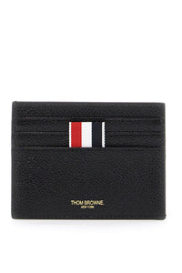 pebble leather card holder MAW031L 00198 BLACK