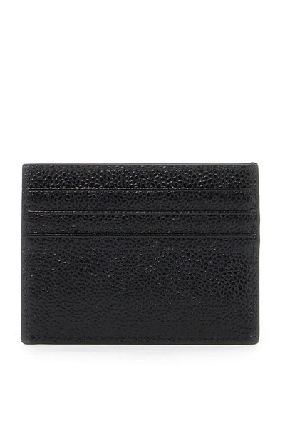 pebble leather card holder MAW031L 00198 BLACK