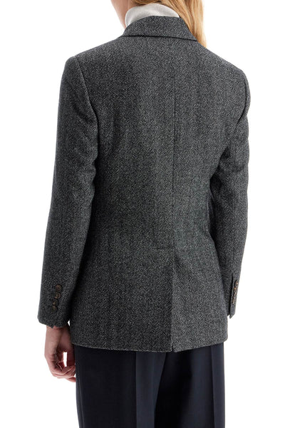 chevron wool carded techno jacket MB1277036 NERO/PANAMA/GRIGIO