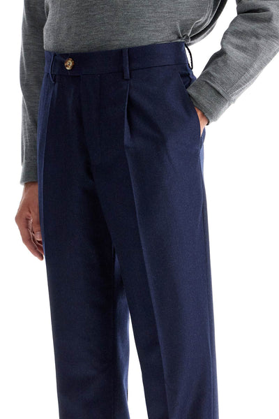 "flannel leisure fit pants for ME226E1450 BLU MARINA