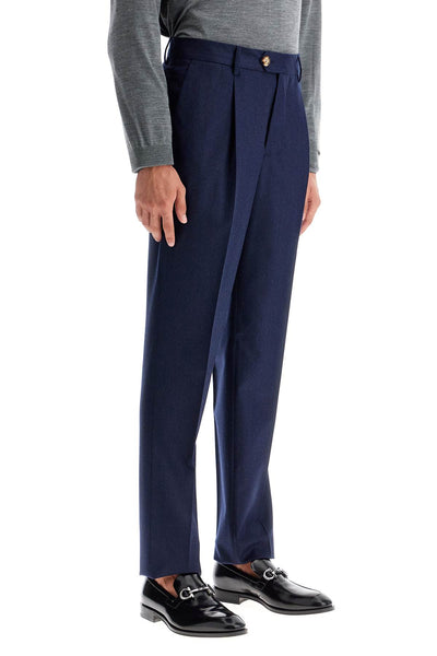 "flannel leisure fit pants for ME226E1450 BLU MARINA