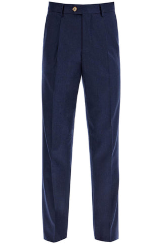 "flannel leisure fit pants for ME226E1450 BLU MARINA