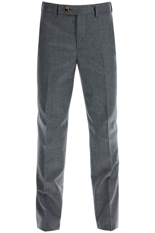 italian fit flannel trousers for a ME226I1770 GRIGIO MEDIO