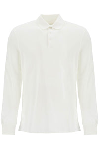 long-sleeved piqué polo ME8548795 OFF WHITE