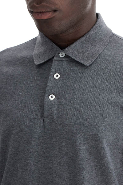 long-sleeved polo shirt ME8548795 PIOMBO