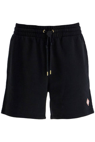 organic cotton sports bermuda shorts MF24 JTR 003 01 BLACK