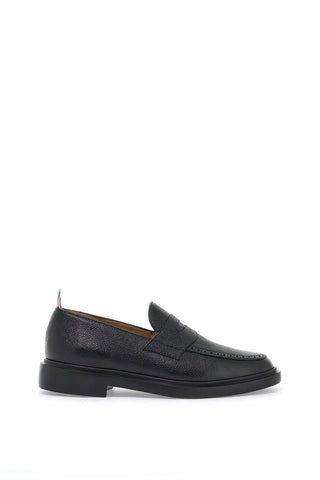 leather loafers MFD054G 00198 BLACK