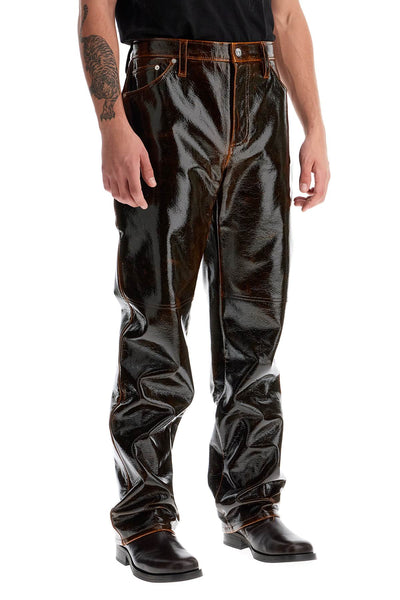 eito coated pants MFW24EITO WORN COATED