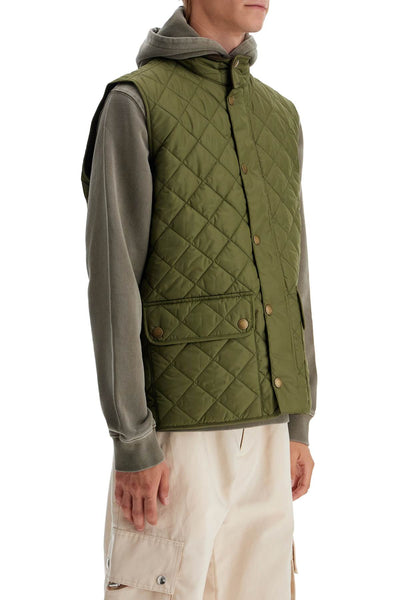 lowerdale quilted vest MGI0245 DARK MOSS