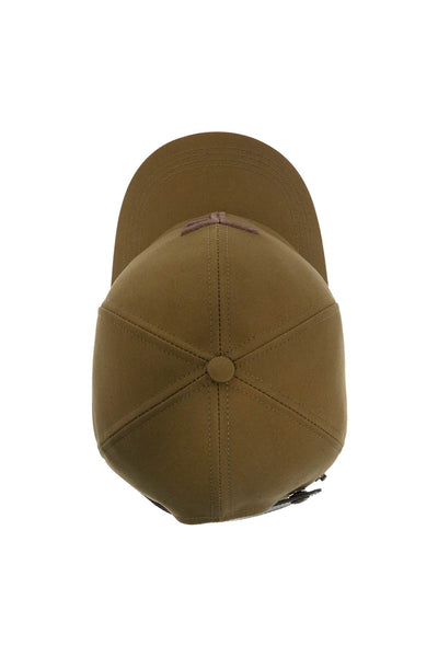 baseball cap with embroidery MH003 TCN036G OLIVE BROWN