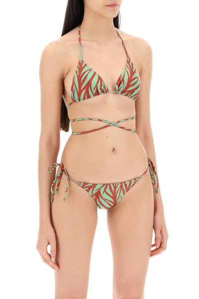 "animal print miami bikini set MIAMI BIKINI SET COLAR LUREX