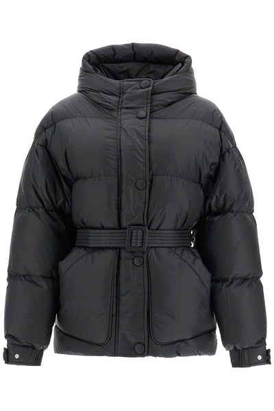 michlin belted down jacket MICHLIN LEON BLACK