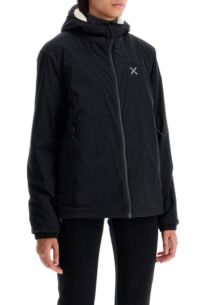 reversible sherpa jacket MJAC78W BLACK/PANNA