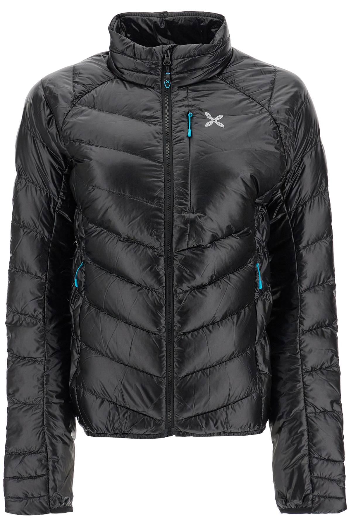 short helios down jacket MJAD28W NERO