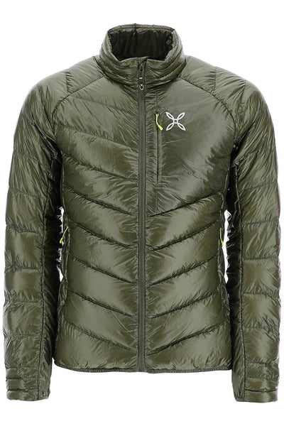 short helios down jacket MJAD28X VERDE SALVIA/VERDE LIME