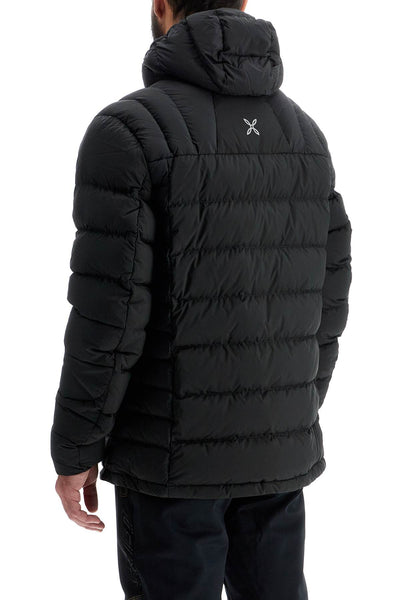 hooded down jacket ren MJAD74X BLACK