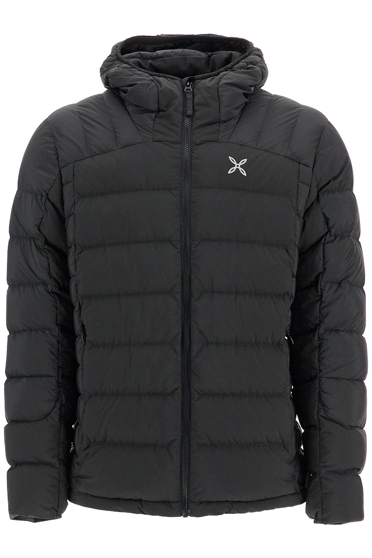 hooded down jacket ren MJAD74X BLACK