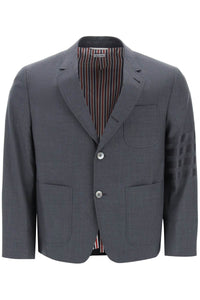 4-bar jacket in light wool MJC196A06146 DARK GREY