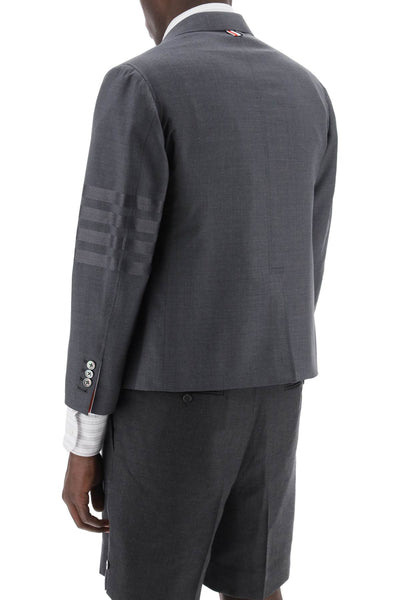 4-bar jacket in light wool MJC196A06146 DARK GREY