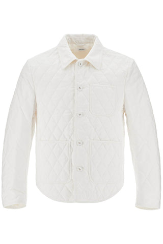 lightweight quilted cotton jacket MJD110Y 03634 WHITE