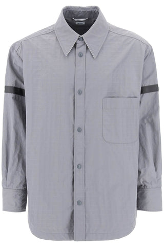 nylon ripstop overshirt in MJO165OF0496 LT GREY