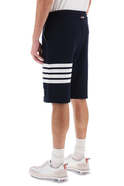 4-bar sweat shorts MJQ012H 00535 NAVY